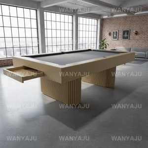 Mesa <span class=keywords><strong>de</strong></span> <span class=keywords><strong>Billar</strong></span> <span class=keywords><strong>de</strong></span> Lujo Moderna <span class=keywords><strong>de</strong></span> 7 y 8 Pies con Luz LED, Fabricada en Madera Sólida con Cajón y Tablero <span class=keywords><strong>de</strong></span> Tenis, para Villas, Venta Directa <span class=keywords><strong>de</strong></span> Fábrica 2026 - Product Image 5