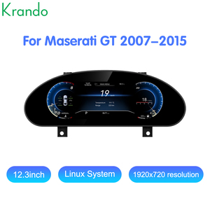 Grupo de instrumentos Digitales Krando de 12,3 "para <span class=keywords><strong>Maserati</strong></span> <span class=keywords><strong>Granturismo</strong></span> GT 2007 - <span class=keywords><strong>2018</strong></span> Panel de tablero LCD Plug and Play Sistema Linux - Product Image 4