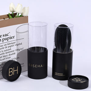 Cylindre cosmétique personnalisé pousser vers le haut grande boîte de tube en papier emballage de produit avec tube de papier Windows - Product Image 2