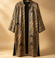Tissu imprimé cachemire 100 % polyester pas cher, motif ethnique bohème, pour abaya, hijab, robe, écharpe, vêtement