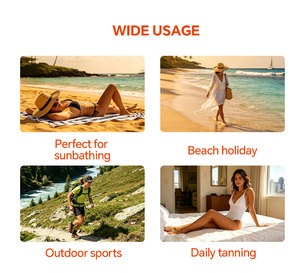 Gel bronzant imperméable et longue durée pour les sports <span class=keywords><strong>de</strong></span> plein air et les activités <span class=keywords><strong>de</strong></span> plage, bronzant foncé haute performance pour une vie active - Product Image 4