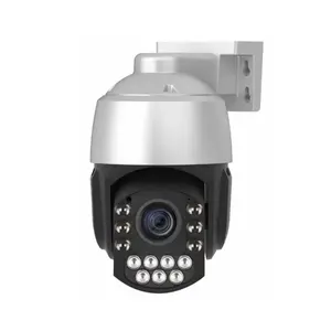 5MP全彩Camara De Seguridad外部智能人工智能电动360自动跟踪IP POE 18X光学变焦PTZ圆顶网络摄像机
