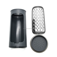 2 In 1 Roestvrij Staal Gemakkelijk Te Verwijderen Mes Groenten Gember Knoflook Zester Box Kousenband