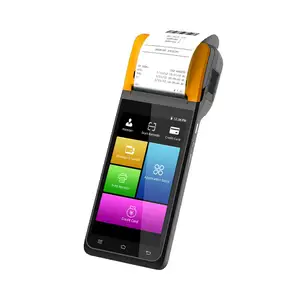 NB55 ponsel biometrik android 13, perangkat semua dalam satu pos 5.5 inci dengan printer nfc pos genggam