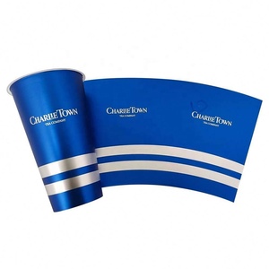 Vaso de Plástico Desechable de PP Rígido, Vaso Negro para Té de Burbujas Boba, Vaso <span class=keywords><strong>con</strong></span> Película Arcoíris Mágica, Logotipo Personalizado - Product Image 4