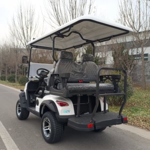 Voiturette de golf électrique 4 places, directement d'usine, nouveau design, 72V Lithium, roue de voiturette de golf 48V Evolution pour une chasse économe <span class=keywords><strong>en</strong></span> carburant - Product Image 5