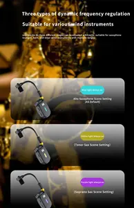 音楽愛好家向け 屋外演奏用 プロフェッショナル DK サックス ワイヤレスマイク MP-10pro - Product Image 4