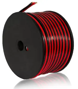  Hifiケーブルスピーカー16 awgスピーカーケーブルofcコンダクター2コア赤黒スピーカーケーブルワイヤー用アンプスピーカー