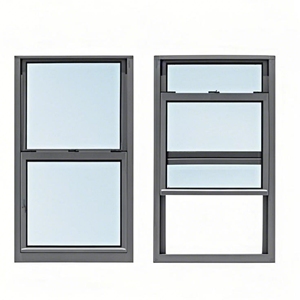 Hiện đại <span class=keywords><strong>sashless</strong></span> Đôi Treo Cửa Sổ hợp kim nhôm khung thép không gỉ từ Cầu Thang trượt gấp phong cách cho dọc - Product Image 3