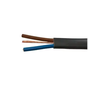 BVVB Flat Twin and Earth Electric Cable BS 6004 6242Y 6243Y Fio de cobre para fiação elétrica