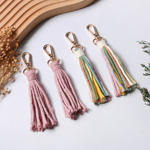 Ornements transfrontaliers, <span class=keywords><strong>porte</strong></span>-clés, pendentifs, cordes en coton artisanales, pompons, décorations de sacs, <span class=keywords><strong>porte</strong></span>-clés suspendus - Product Image 4