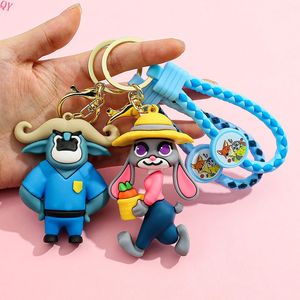 QQ nouveau fou Zootopia deuxième génération porte-clés mignon Judith Nick voiture sac Couple porte-clés - Product Image 5