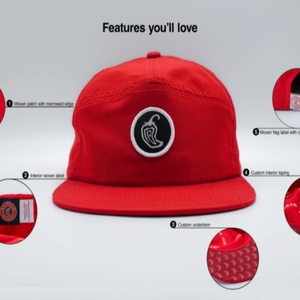 Casquette de camionneur personnalisée avec étiquettes tissées, patch brodé 3D, casquette snapback et casquettes de baseball - Product Image 2