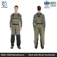 Wader de pêche personnalisé au style unique, léger, respirant à 3 couches, pour la pêche à la mouche, imperméable, pour la chasse en plein air, pour adultes