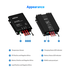 <span class=keywords><strong>MPPT</strong></span> 12V 24V năng lượng mặt trời ánh sáng đường phố phí điều khiển epever 10A năng lượng mặt trời sạc điều khiển - Product Image 4