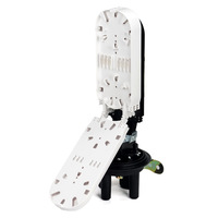 Boîte de connexion à fibre optique 96 cœurs thermorétractable 1-In-3-Out Vertical Optical Cable Splicing Cap-Type Barrel-Type Pole FC