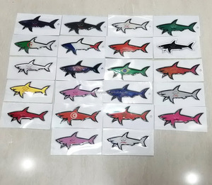 226 autocollants 3D étanches Paul Et Shark pour la décoration de tablettes, téléphones portables, réfrigérateurs, bagages, CP Jul Omerta Vrunk Shark Sticker - Product Image 3