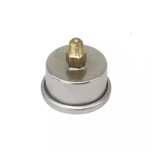 Manómetro de presión de aceite 0-100 Psi tipo puntero de acero inoxidable para modificación de automóviles - Product Image 5