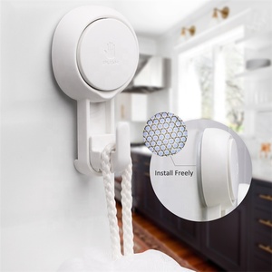 Taili accessoires <span class=keywords><strong>de</strong></span> salle <span class=keywords><strong>de</strong></span> bain durables sans perçage mural puissant ventouse crochets <span class=keywords><strong>support</strong></span> <span class=keywords><strong>de</strong></span> <span class=keywords><strong>cintre</strong></span> en plastique - Product Image 3