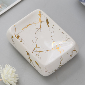 <span class=keywords><strong>Porte</strong></span>-savon design mignon maison bain salle de bain plat en céramique forme personnalisée conteneur en grès - Product Image 4