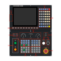 Kit de Controlador CNC de 5 Ejes para Fresadora CNC, Sistema Operativo RT Linux, Pantalla LCD de 10.4 Pulgadas, Capacidad de Programación de 8GB, para Fresado y Trabajos en Madera
