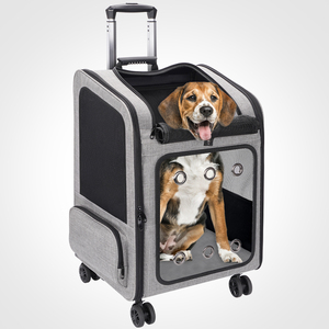Mochila extensible con ruedas <span class=keywords><strong>para</strong></span> mascotas, mochila <span class=keywords><strong>para</strong></span> <span class=keywords><strong>perros</strong></span> pequeños, gatos medianos, mochila <span class=keywords><strong>para</strong></span> cachorros y <span class=keywords><strong>perros</strong></span> - Product Image 1