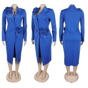 Completi da Ufficio per Donne, Set Due Pezzi con Abito Lungo e Sottoveste, Abbigliamento Femminile - Product Image 5