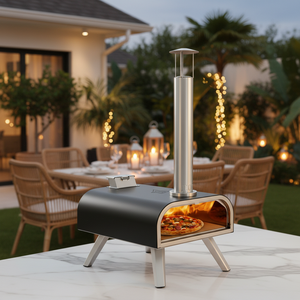 Horno de Acero Inoxidable 430 de Una Sola Cámara, Precio Mayorista, Horno para Pizza y Tostadas, Fácil de Transportar para Camping - Product Image 1