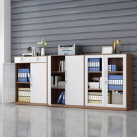Armoire de classement en acier blanc avec 2 tiroirs, armoire de rangement de bureau métallique verrouillable