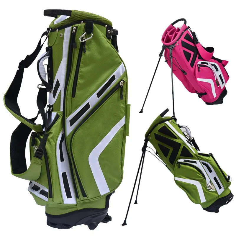 男性と女性のゴルフクラブバッグのためのOEMプロフェッショナルゴルフポーチ6ウェイディバイダーゴルフスタンドバッグ