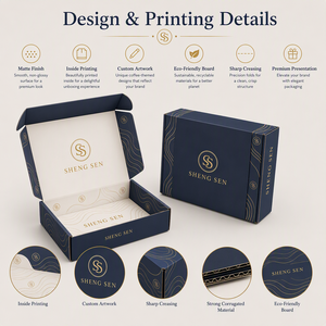 Cajas de Embalaje para Envíos Personalizadas y Cajas de Correo para Pequeñas Empresas, Cajas de Papel para Empacar Ropa con Logotipo - Product Image 5