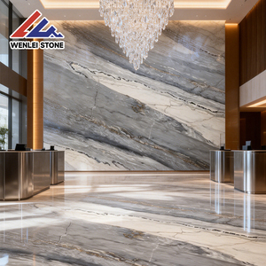 Venta Especial: Losa <span class=keywords><strong>de</strong></span> Mármol Azul Paisaje, 18mm <span class=keywords><strong>de</strong></span> Grosor, Acabado Pulido, para Cocina y Comedor al Aire Libre, Venta al Por Mayor <span class=keywords><strong>de</strong></span> la Fábrica <span class=keywords><strong>de</strong></span> Mármol Wenlei - Product Image 5