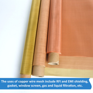 60mesh 0.12mm <strong>Wire</strong> Commercially Pure <strong>Copper</strong> Woven Mesh Red <strong>Copper</strong> <strong>Wire</strong> Cloth - Product Image 4
