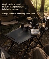 Table pliante tactique extensible en acier au carbone léger YeZhuLin YZL-745 pour l'extérieur, le camping et les pique-niques