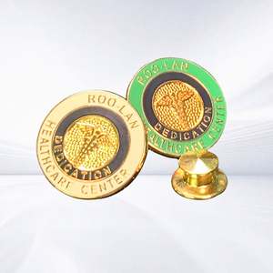 Badge en émail de haute qualité, livraison rapide, style moderne, alliage de zinc, médailles avec logo d'entreprise, badge en métal avec logo - Product Image 3