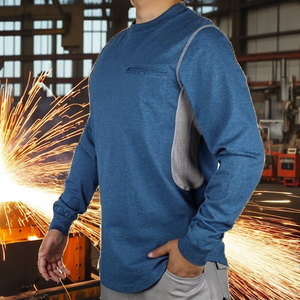 Ropa de Trabajo de Seguridad Vial de Poliéster Reflectante de Alta Visibilidad, Ignífuga, con Logotipo Personalizado Clase 3 para Hombres, Industria, Minería y Construcción - Product Image 2