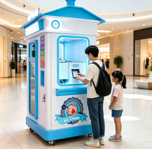 Distributore Automatico di Gelato Soft a Moneta con Funzione Self-Service per Aree Pubbliche - Product Image 1