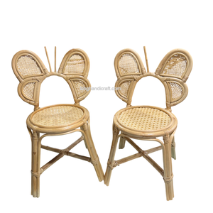 Silla Infantil de Ratán Hecha a Mano para Decoración de Fiestas de Cumpleaños, Muebles Ligeros de Mimbre Natural para Niños - Product Image 4