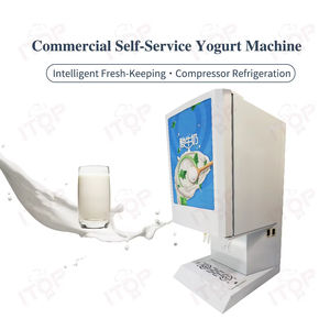 Holt venta comercial 220V máquina de yogur de autoservicio refrigerado líquido bebida dispensador de jugo de fruta para la venta - Product Image 3