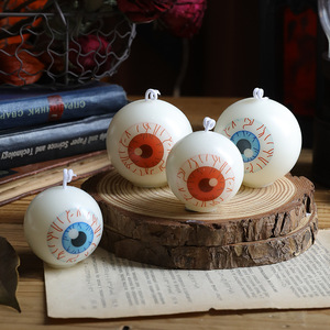 Ensemble de bougies parfumées en cire de soja en forme de champignons 3D LANJO pour Halloween, ambiance Halloween mignonne et originale, bougies créatives adorables et étranges - Product Image 4