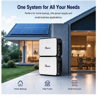 Hepsi Bir Arada 25.6V 210Ah 5kWh Ev Enerji Depolama Sistemi Dahili 4kW İnvertör MPPT BMS Hücreleri Güneş Enerjisi Batarya Depolaması