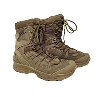 Bottes tactiques en cuir pour la randonnée, antidérapantes, avec fermeture éclair, respirantes, pour le désert et le combat en extérieur