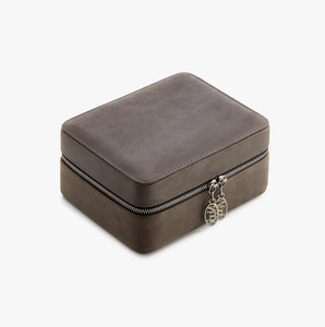 कस्टम पुरुषों के चमड़े के एकल स्लॉट घड़ी मामले कस्टम तमाशा केस लक्जरी यात्रा करने वाले चमड़े के गहने आयोजक - Product Image 3