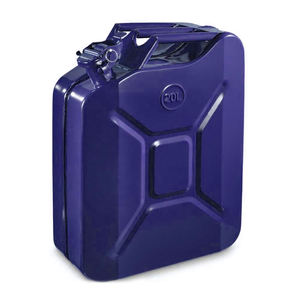 Conteneur jerrycan de course diesel <span class=keywords><strong>essence</strong></span> mazout <span class=keywords><strong>20L</strong></span> en acier vert métal - Product Image 2