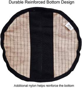 Échantillon gratuit sac d'alimentation pour chevaux, sac d'alimentation de museau robuste avec sangle réglable, coussin de cou confortable, coussin de nez et double - Product Image 4