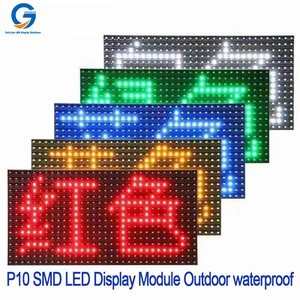 Módulo de Pantalla LED DIP <span class=keywords><strong>P10</strong></span> para Exteriores, Resistente al Agua, Alto Brillo 4500-7000cd, Rojo, Amarillo, Azul, Blanco, Verde, Vida Útil de 100.000 Horas - Product Image 1