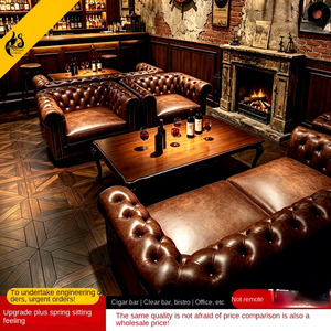 Canapé <span class=keywords><strong>de</strong></span> salon en bois <span class=keywords><strong>de</strong></span> style américain vintage rétro, banquette <span class=keywords><strong>de</strong></span> bar à whisky, chaise individuelle réglable pour bar silencieux, <span class=keywords><strong>taverne</strong></span>, pub, chaise Tiger - Product Image 4