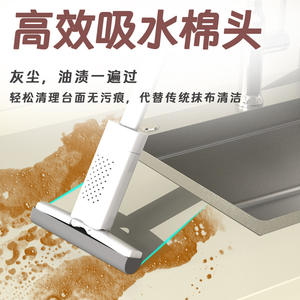 Mini Mopa de Escritorio de Microfibra Rectangular, Esponja de Limpieza Manos Libres para Estufas de Cocina, Mopa Absorbente Portátil - Product Image 3