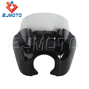 Parabrisas de Motocicleta con Diseño Anti-Vibración y Soporte Baja LP6 para Harley Dyna Low Rider/<span class=keywords><strong>Fat</strong></span> <span class=keywords><strong>Bob</strong></span>/Street <span class=keywords><strong>Bob</strong></span> <span class=keywords><strong>2006</strong></span>-2017 - Product Image 2