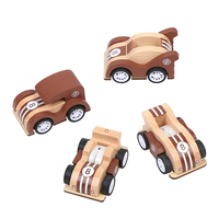 Coche de Juguete de Madera para Niños, Mini Coche de Carreras de Madera, Juguete Educativo para Niños Pequeños, Regalo para Niños, OEM ODM
